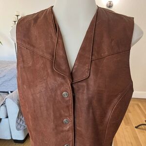 Women's Wilson Leather Vest Size Medium